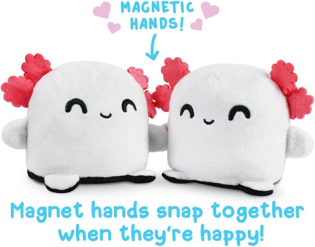 - Plushmates - Magnetic Reversible Plushies That Hold Hands When Happy - Axolotl - Huggable and Soft Sensory Fidget Toy Stuffed Animals That Show Your Mood - Gift for Kids and Adults! - SkinNails&Makeup