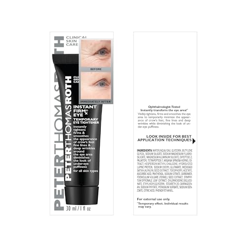 Peter Thomas Roth | Instant FIRMx® Temporary Eye Tightener | Firm and Smooth the Look of Fine Lines, 1 oz