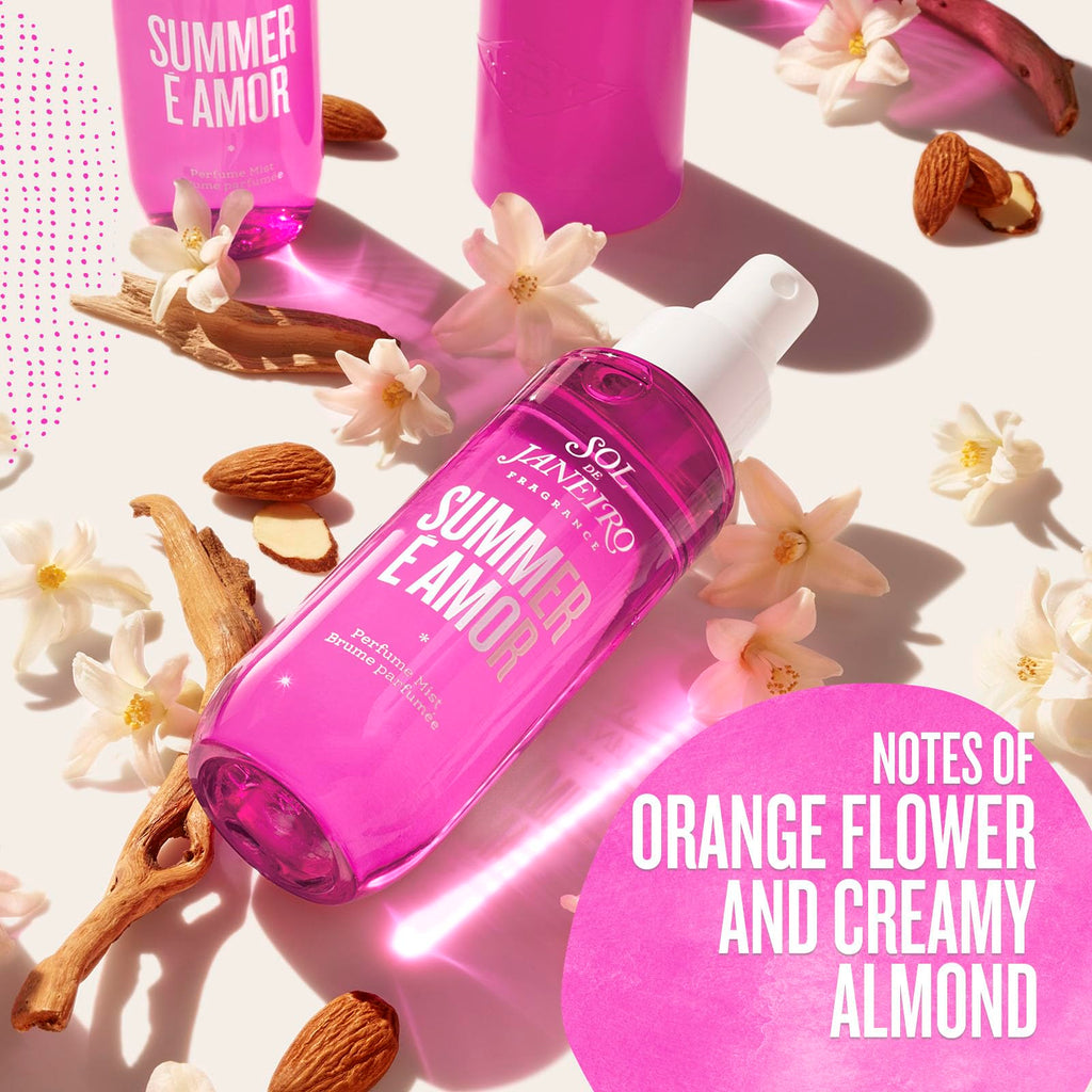 SOL DE JANEIRO Summer É Amor Hair & Body Perfume Mist Limited Edition Scent 3 fl oz/90 ml Travel-Friendly Fragrance Mist - Amazon Exclusive