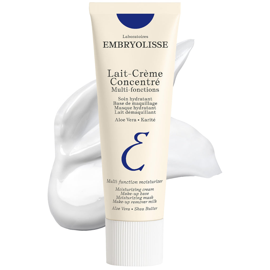 Embryolisse Lait-Crème Concentré, Multifunction Daily Moisturizer, Primer, and Makeup Remover, Suitable for All Skin Types. French Face Cream With Shea Butter & Aloe Vera, 1.01 Fl Oz