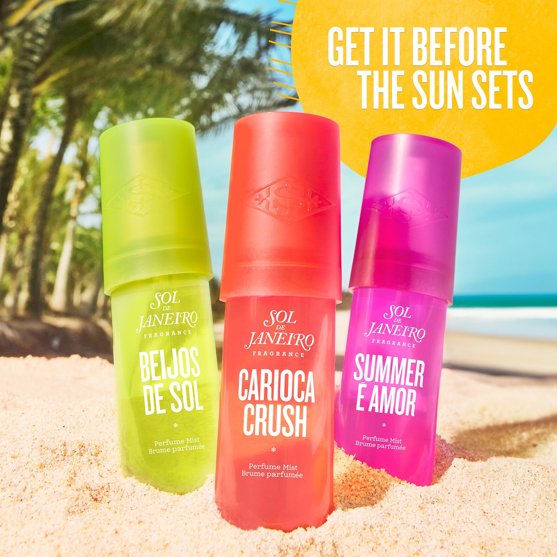 SOL DE JANEIRO Summer É Amor Hair & Body Perfume Mist Limited Edition Scent 3 fl oz/90 ml Travel-Friendly Fragrance Mist - Amazon Exclusive
