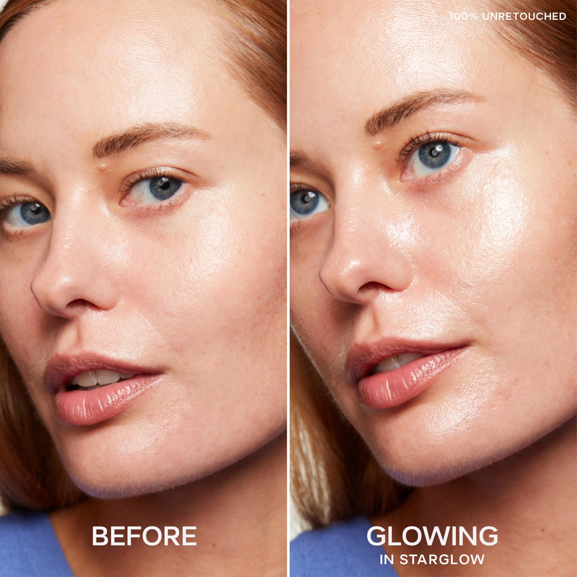Saie Mini Glowy Super Gel Lightweight Illuminator - Luminizer + Makeup Primer for Glowing Skin - Enriched with Vitamin C + Hydrating Squalane Oil - Starglow (0.5 oz)