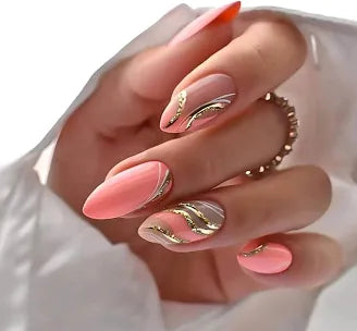 Glamnetic Press-On Manicure Women's Fake Nails - Damn - 30ct