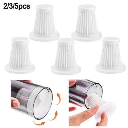 2/3/5/10/20 Pcs Reusable Car Vacuum Cleaner Replace Accessories Washable Filters Handheld Vacuum Cleaner Accessories Reusable - SkinNails&Makeup