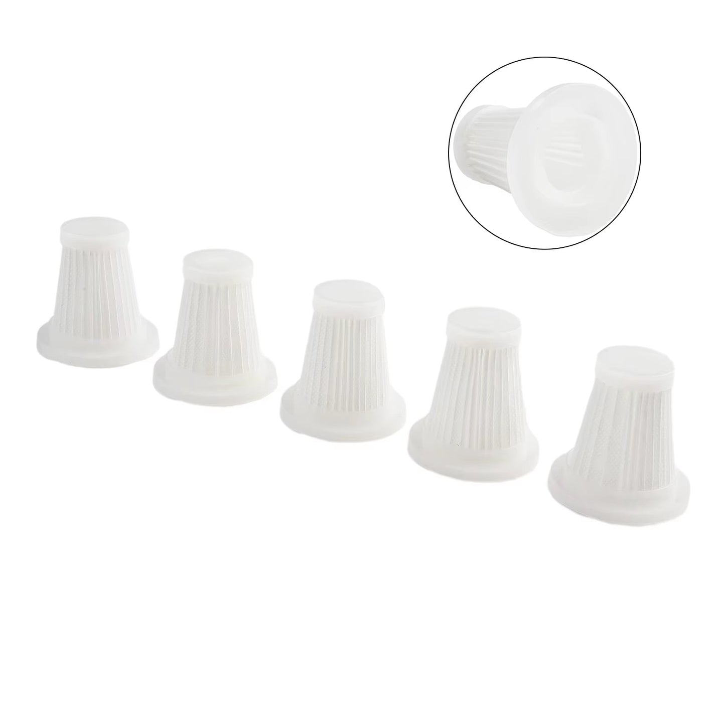 2/3/5/10/20 Pcs Reusable Car Vacuum Cleaner Replace Accessories Washable Filters Handheld Vacuum Cleaner Accessories Reusable - SkinNails&Makeup