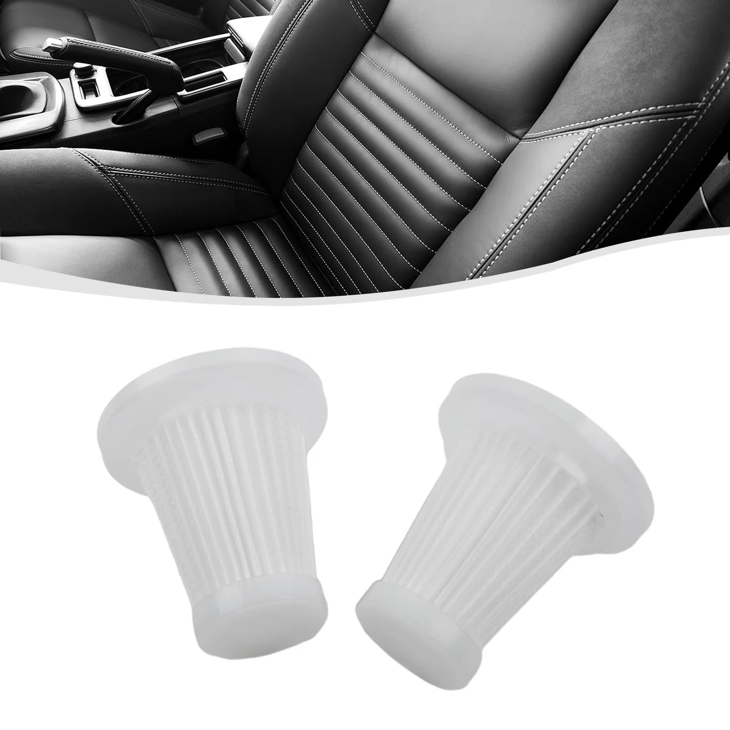 2/3/5/10/20 Pcs Reusable Car Vacuum Cleaner Replace Accessories Washable Filters Handheld Vacuum Cleaner Accessories Reusable - SkinNails&Makeup