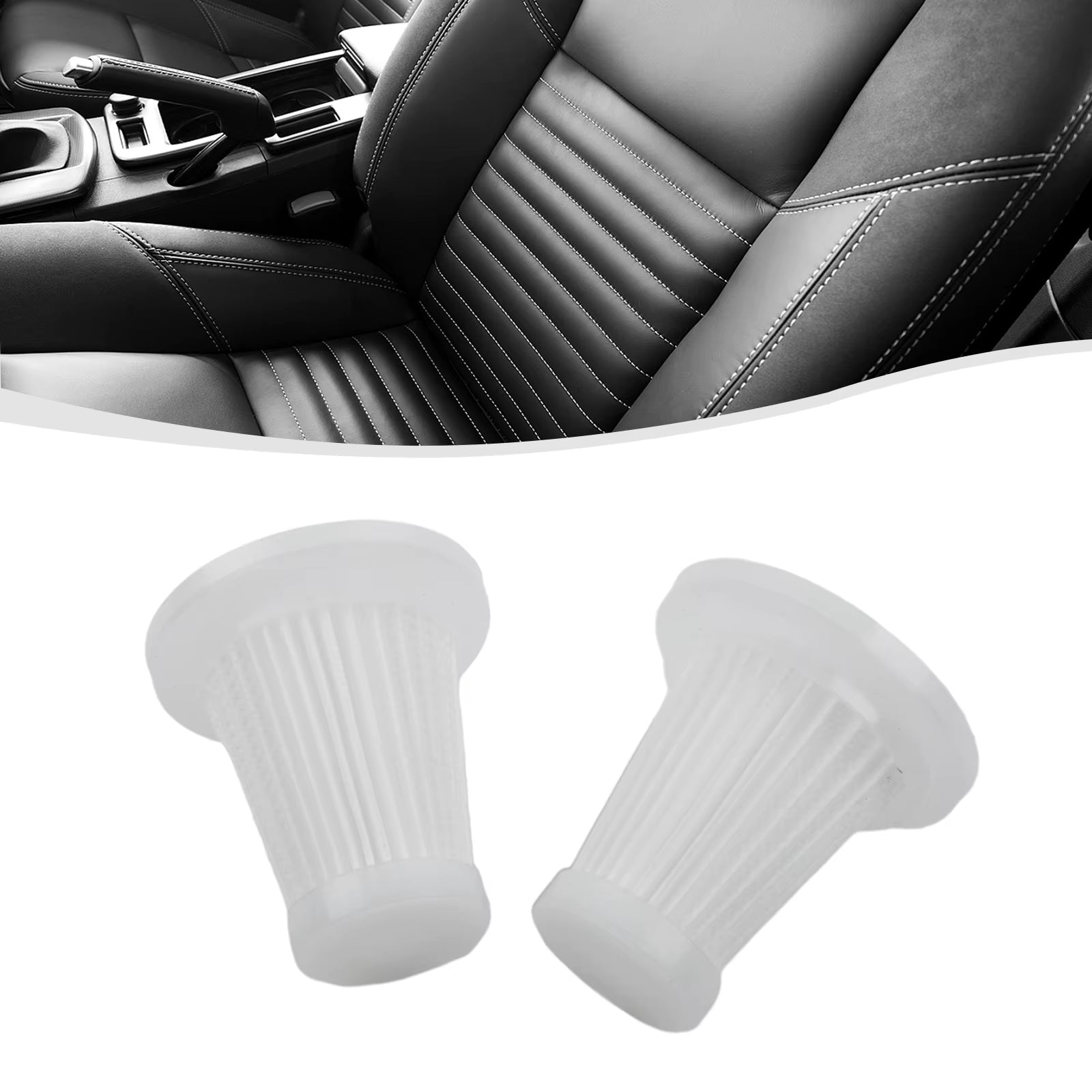 2/3/5/10/20 Pcs Reusable Car Vacuum Cleaner Replace Accessories Washable Filters Handheld Vacuum Cleaner Accessories Reusable - SkinNails&Makeup