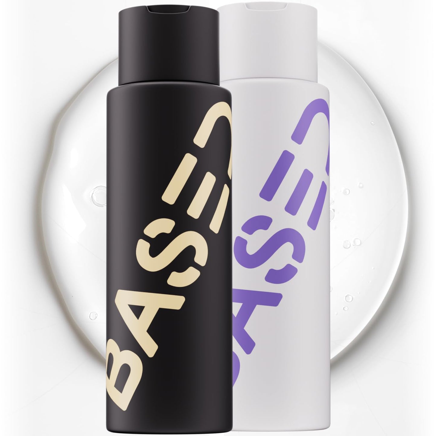 BASED Shower Duo Shampoo & Conditioner Bundle with Peppermint Oil & Coconut Oil, Cleansing Shampoo & Hydrating Conditioner for Men, No Sulfates, Silicones, or Parabens, 12 fl oz (Pack of 2) - SkinNails&Makeup