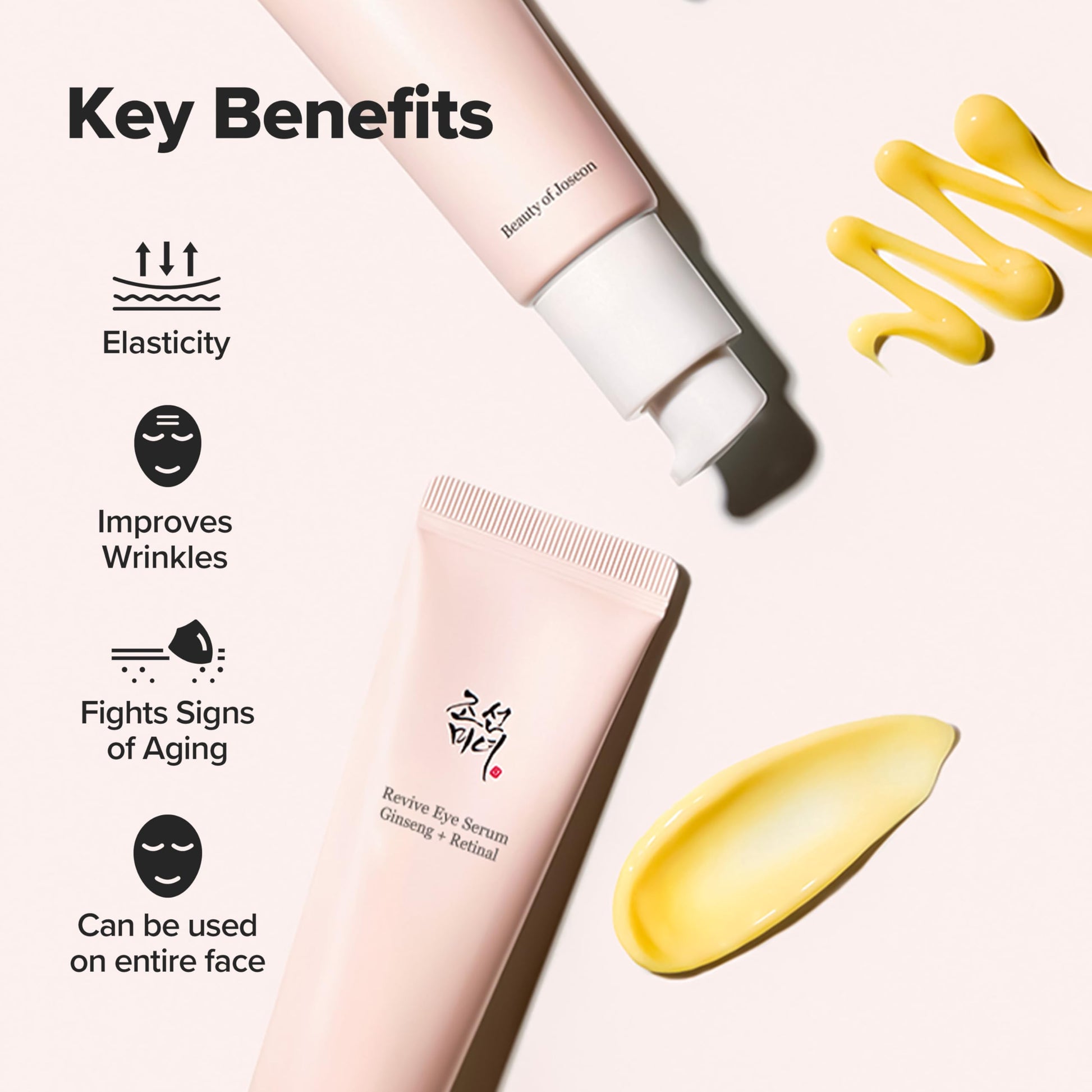 Beauty of Joseon Revive Eye Serum with Retinal Niacinamide Correction for Puffy Eye Bags Fine Lines Dark Circles Wrinkles, Korean Skin Care 30ml, 1.01 fl.oz - SkinNails&Makeup
