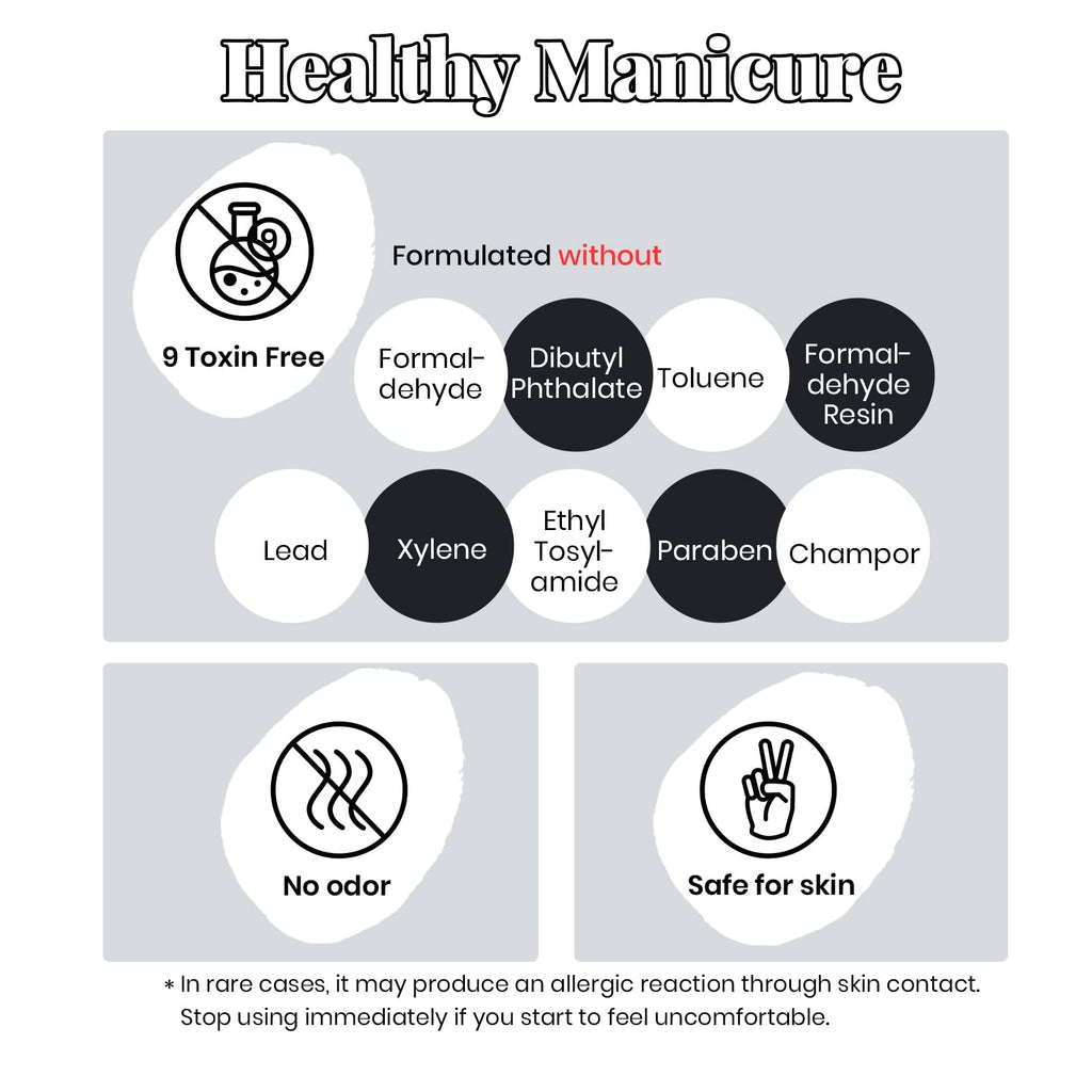 Beetles White Gel Nail Polish Black Gel Polish Kit 2 Pcs 15ml Black And White Polish French Nails Soak Off Led Nails Art Manicure Salon Diy at Home - My Store