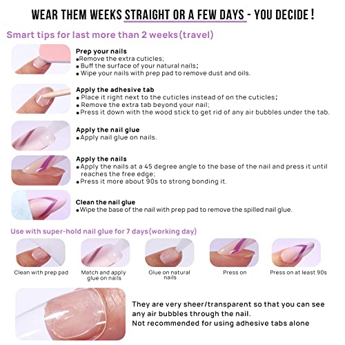 💅✨ BTArtbox Gold Leaf Press On Nails 💛 Short Square Winter Glue On Nail Kit – Natural, Elegant & Long - Lasting! - My Store