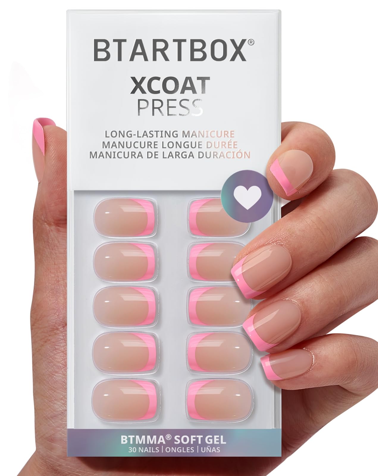 💅✨ BTArtbox Gold Leaf Press On Nails 💛 Short Square Winter Glue On Nail Kit – Natural, Elegant & Long - Lasting! - My Store