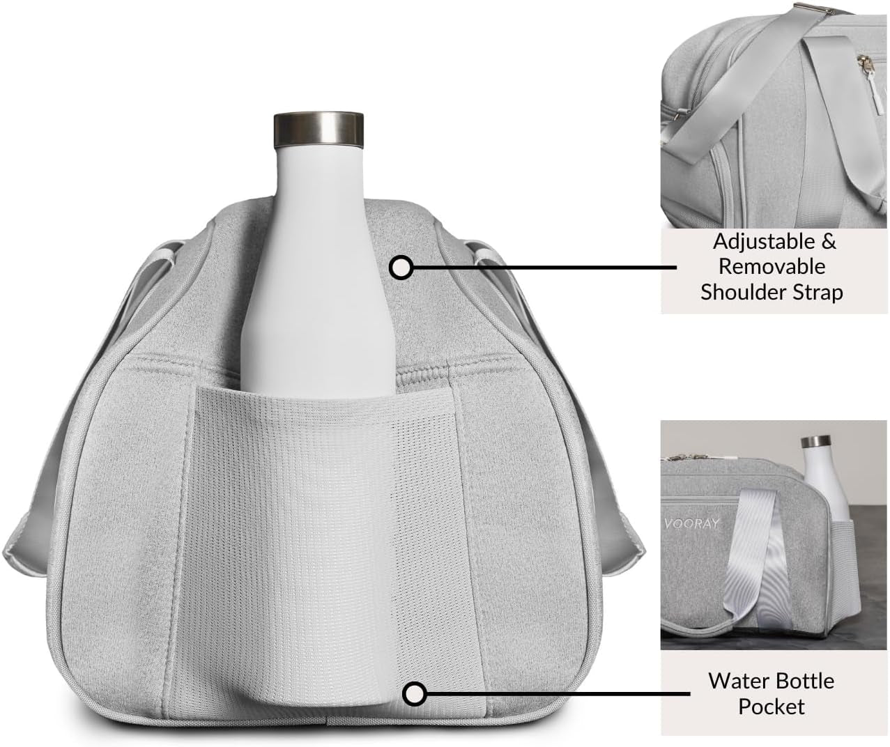 Burner Gym Duffel Bag, Gym Bag for Women and Men with Shoe Compartment, Weekender, Overnight & Travel Duffel for Sports and Workout - SkinNails&Makeup