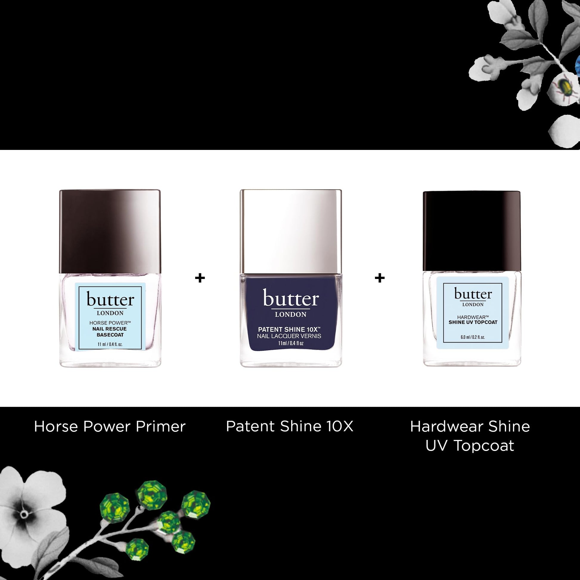 butter LONDON Patent Shine 10X Nail Lacquer, Helps Protect & Strengthen Nails, Gel - Like Finish & Chip - Resistant, 10 - Free Formula, Vegan, Cruelty & Paraben Free, Hottie Tottie - SkinNails&Makeup