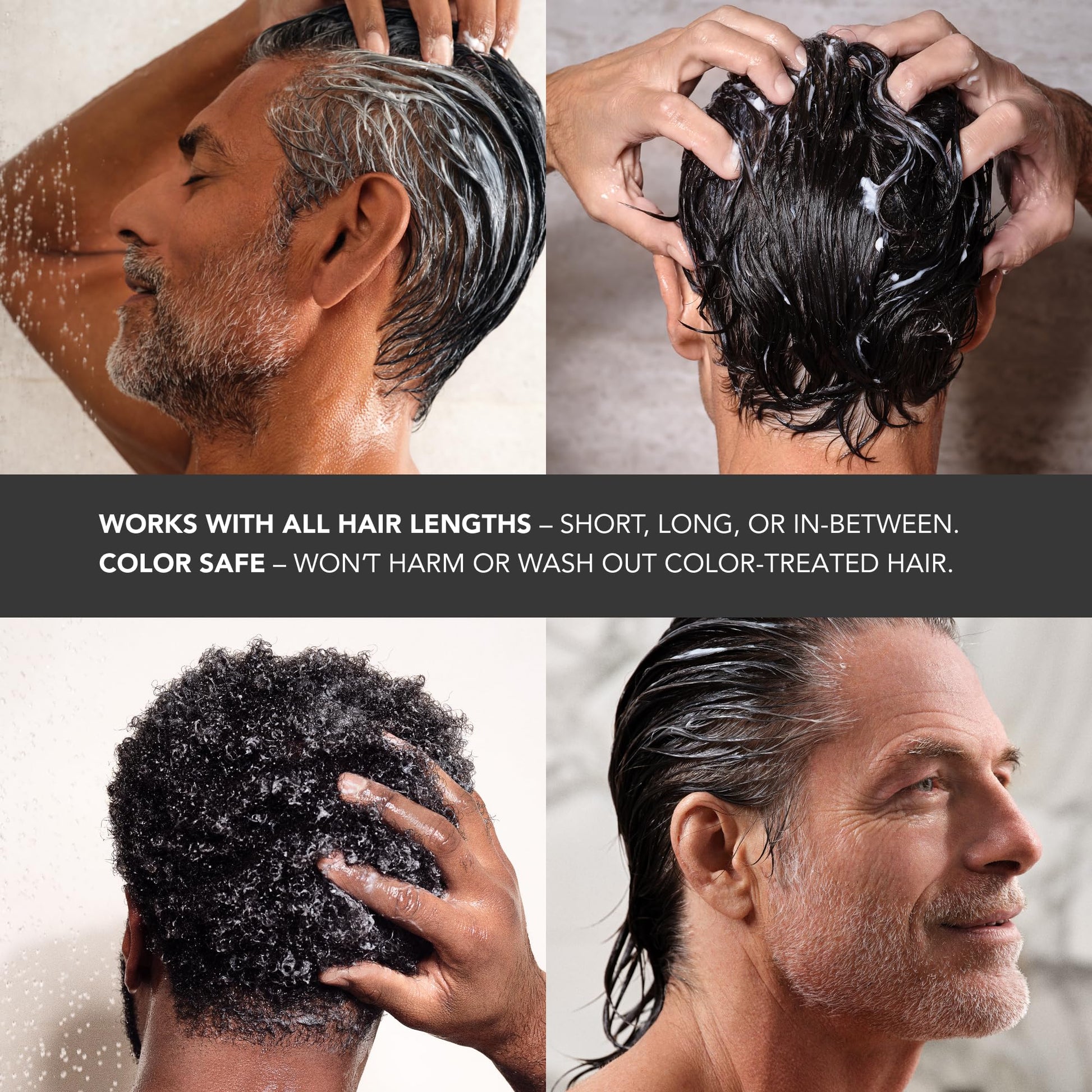 Caldera + Lab The Hair Care System | Men’s Bundle for Healthier, Fuller Hair, Scalp - Focused & Sulfate - Free – Shampoo, Conditioner & Serum Set, Dermatologically Tested - SkinNails&Makeup