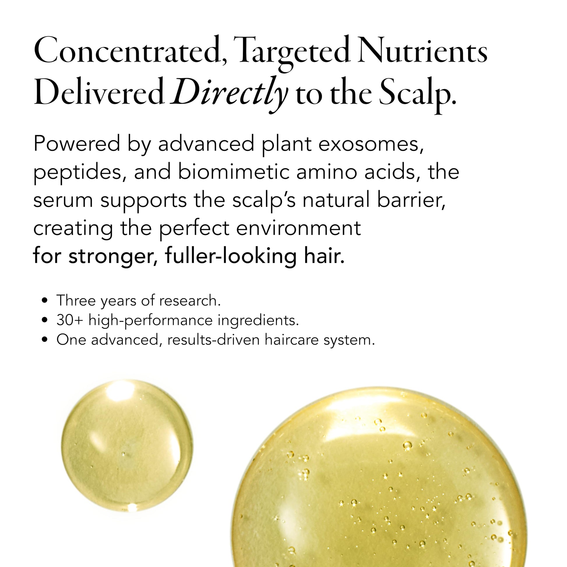 Caldera + Lab The Hair Serum | Men’s Thickening Serum for Thinning & Receding Hair, Supports Fuller & Stronger - Looking Hair, Dermatologically Tested - All Hair Types - SkinNails&Makeup