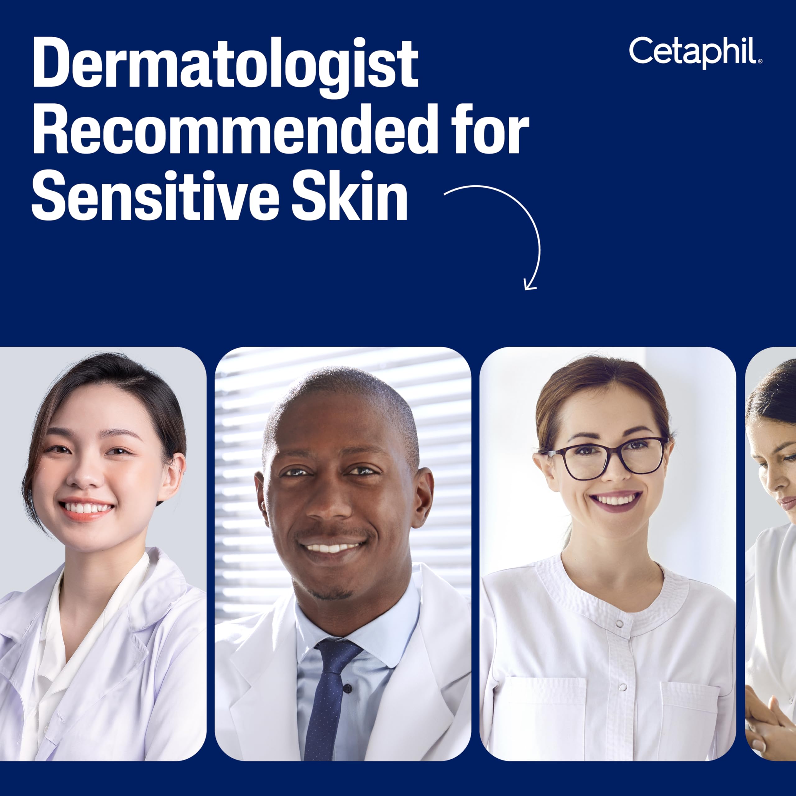 Cetaphil Face Wash, Daily Facial Cleanser for Sensitive, Combination to Oily Skin, 16 Oz, Fragrance Free, Gentle Foaming, Soap Free, Hypoallergenic - SkinNails&Makeup