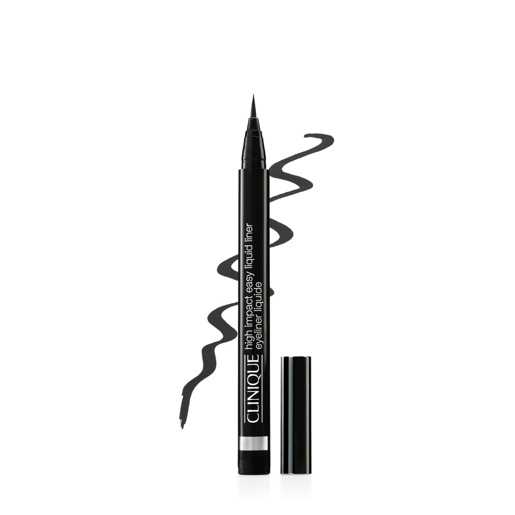 Clinique High Impact Easy Liquid Eyeliner | Waterproof, Long Lasting, Smudge Resistant + Safe For Sensitive Eyes, Black, 1 Count - My Store