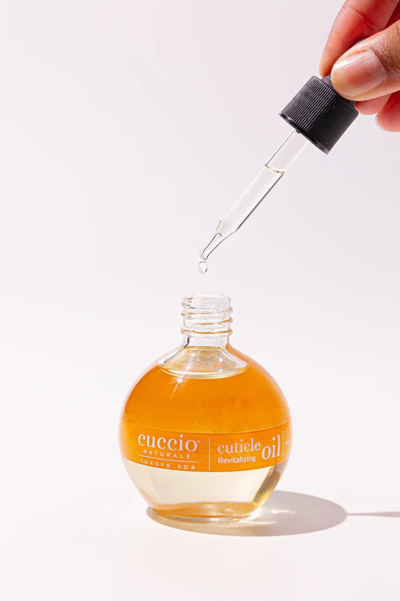 Cuccio Naturale Revitalizing - Hydrating Oil For Repaired Cuticles Overnight - Remedy For Damaged Skin And Thin Nails - Paraben /Cruelty - Free Formula - Milk And Honey - 2.5 Oz - SkinNails&Makeup