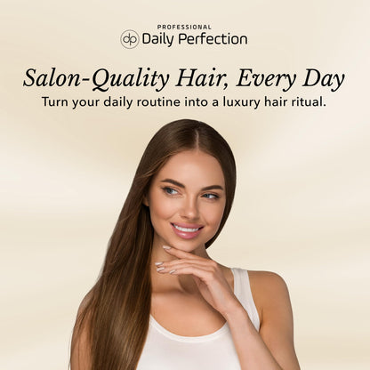 Daily Perfection Tea Tree Shampoo and Conditioner Set - Ultimate Moisture Hair Care Duo with Biotin and Keratin for Dry and Damaged Hair - Salt, Sulfate and Paraben Free - 16.9 Fl Oz Each, 2 - Piece Set - SkinNails&Makeup