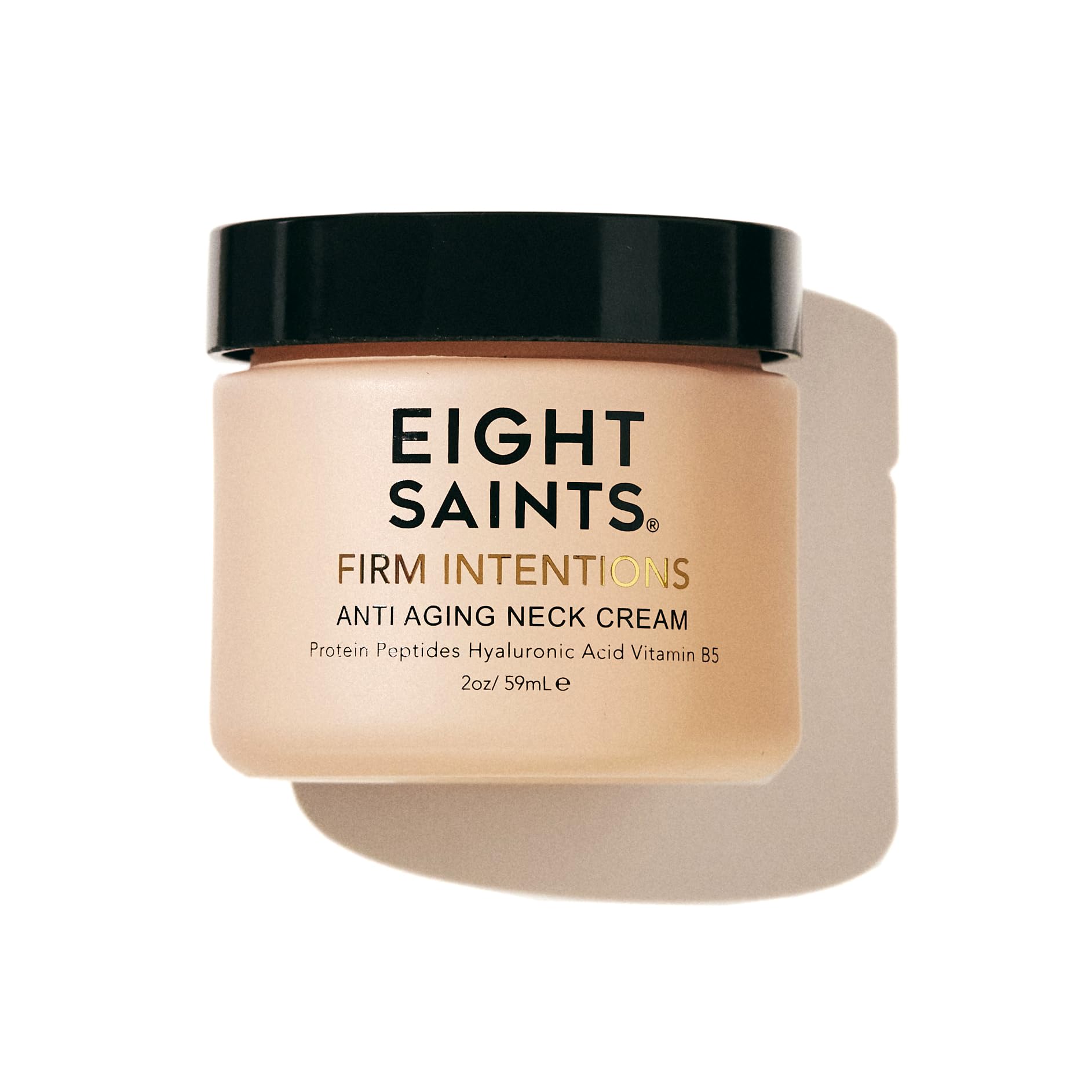 Eight Saints Firm Intentions Anti Aging Neck Cream, Natural & Organic, For Firming Skin and Reducing Wrinkles, 2 Ounces - SkinNails&Makeup