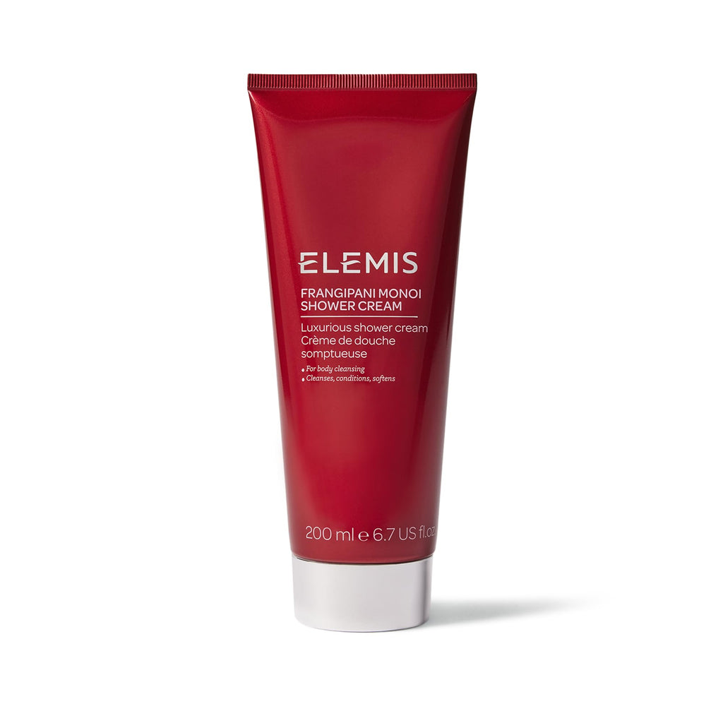 ELEMIS Frangipani Monoi Luxurious Shower Cream, 6.7 Fl Oz - SkinNails&Makeup