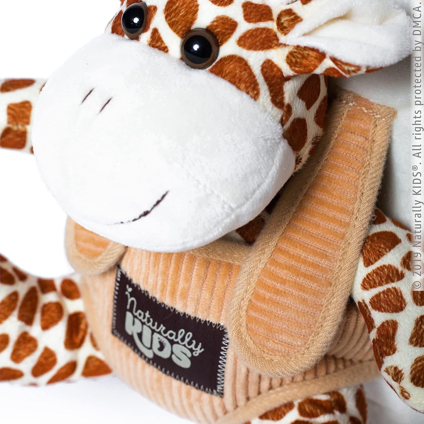 Giraffe Backpack, Giraffe Toys for Kids 3 - 5, Toddler Stuffed Animal Gifts for 2 3 4 5 Year Old Girl Boy - SkinNails&Makeup