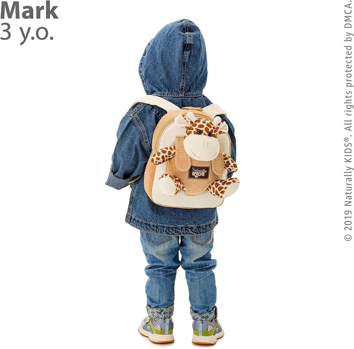 Giraffe Backpack, Giraffe Toys for Kids 3 - 5, Toddler Stuffed Animal Gifts for 2 3 4 5 Year Old Girl Boy - SkinNails&Makeup