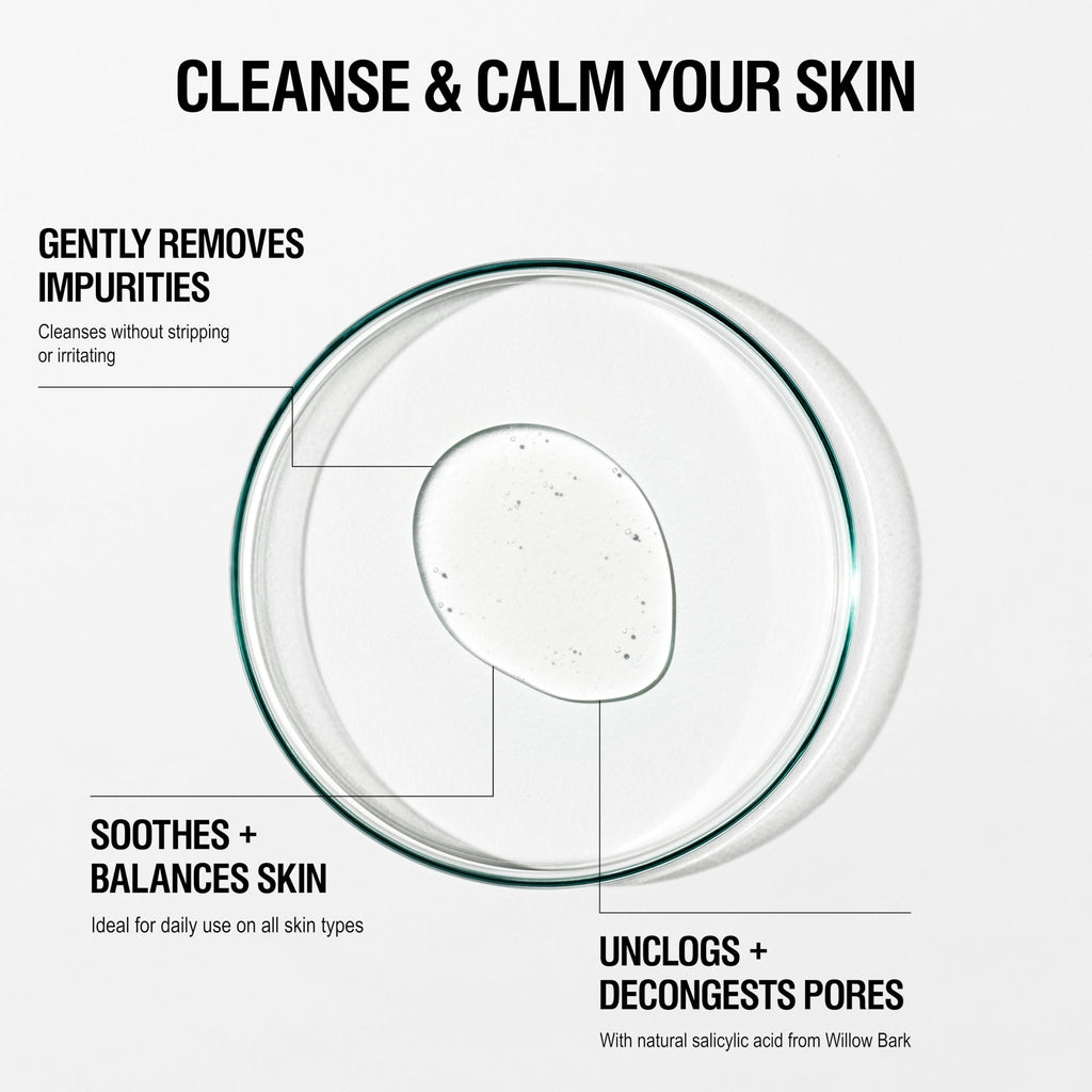 Grown Alchemist Gentle Gel Facial Cleanser (200ml) Natural Face Wash. Hydrating Bergamot & Rosebud Exfoliating with Willow Bark, a Salicylic Acid Alternative. - SkinNails&Makeup