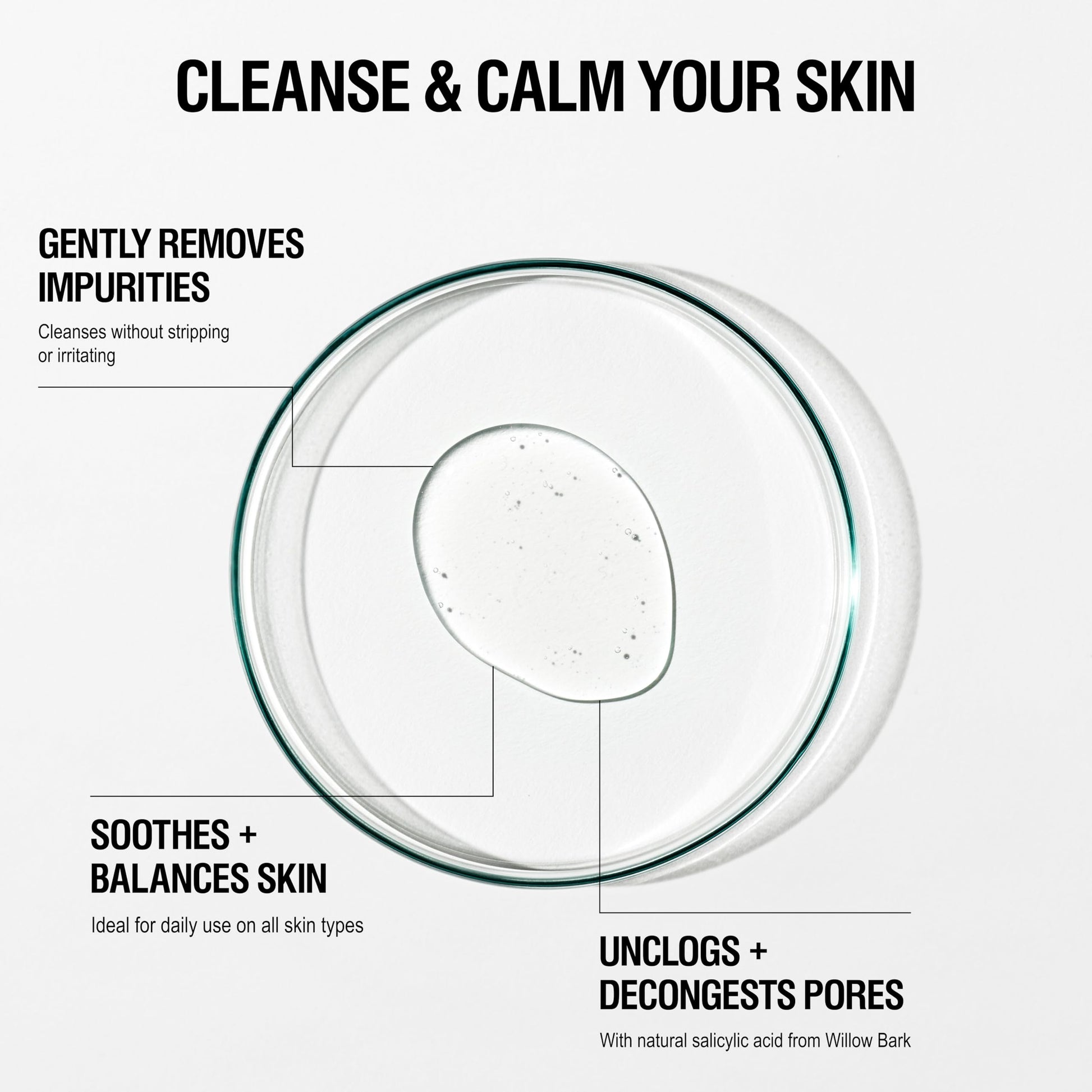 Grown Alchemist Gentle Gel Facial Cleanser (200ml) Natural Face Wash. Hydrating Bergamot & Rosebud Exfoliating with Willow Bark, a Salicylic Acid Alternative. - SkinNails&Makeup