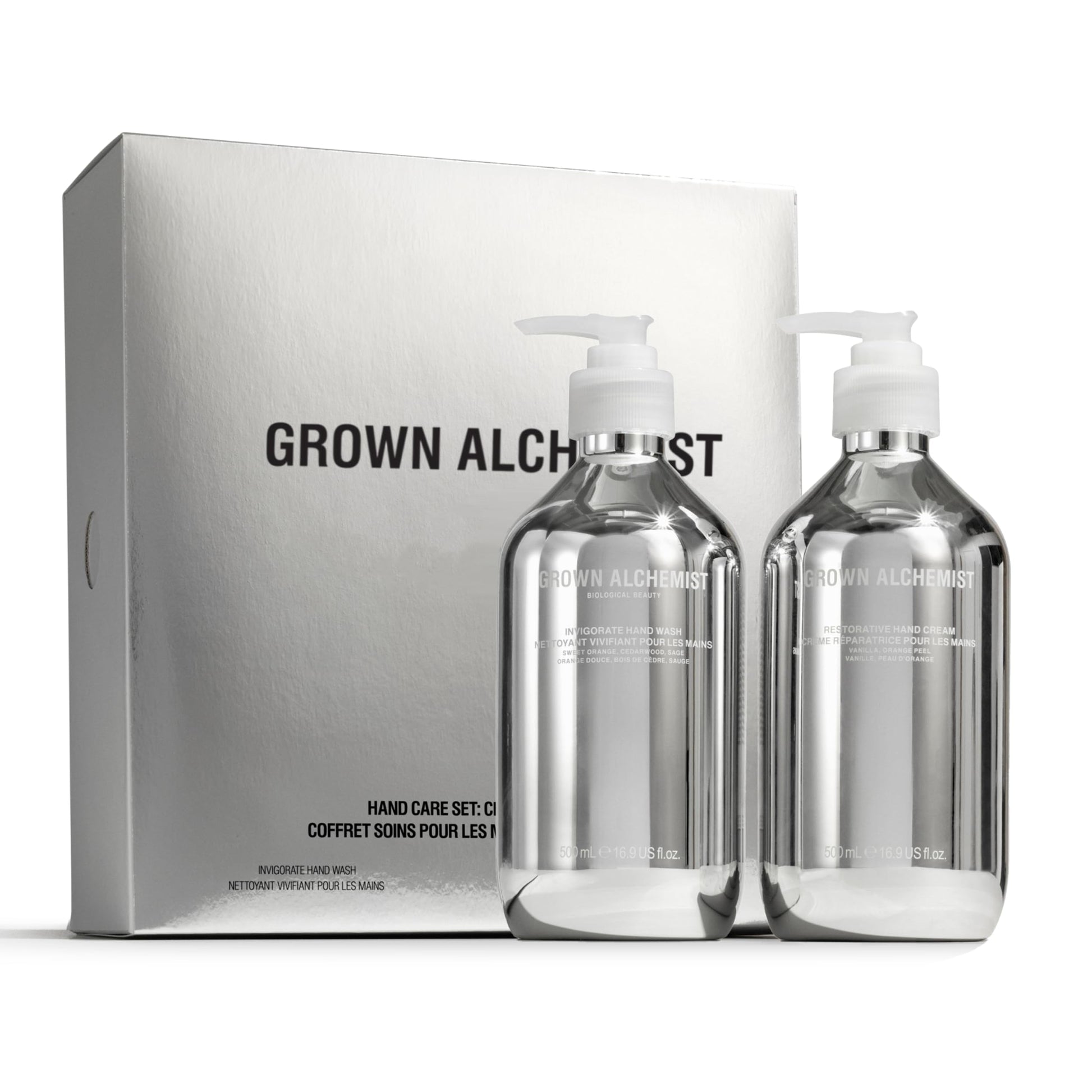 Grown Alchemist, Hand Care Set: Chrome Edition, Holiday Kit - SkinNails&Makeup