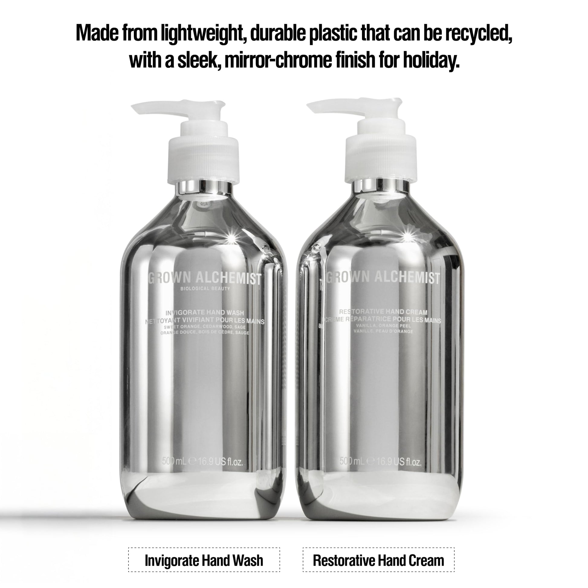 Grown Alchemist, Hand Care Set: Chrome Edition, Holiday Kit - SkinNails&Makeup