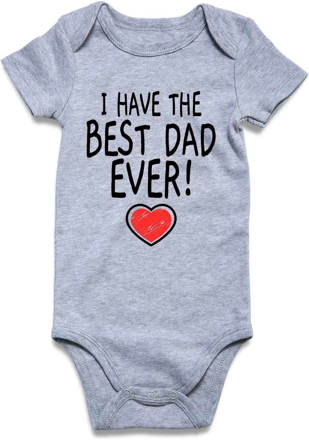 I Have the Best Daddy Ever Clothes 9 - 12 Months for Baby Boys Girls Featival Bodysuits Cotton Aunt Romper Outfits Palysuits Soft Skin - Friendly Jumpsuits Baby Stuff - SkinNails&Makeup