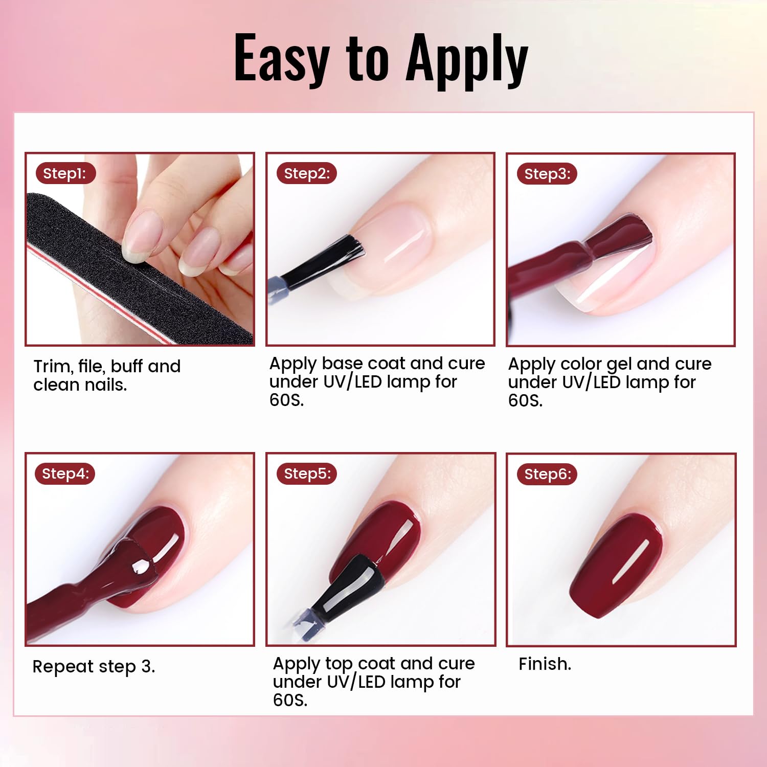 JODSONE Gel Nail Polish Kit with U V Light 32 Colors Gel Polish Nail + 4 Functional Adhesive Bottles Kit Soak Off Manicure Tools Gifts for Women - My Store