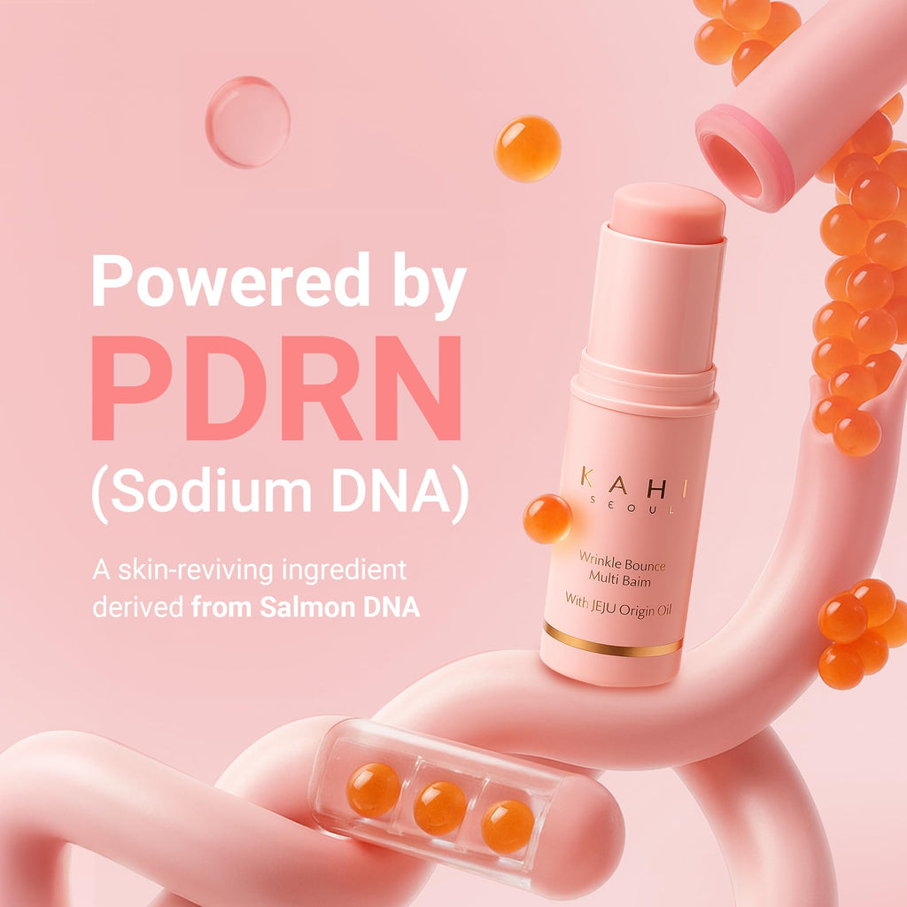 KAHI Wrinkle Bounce Multi Balm Stick | PDRN Collagen Wrinkle Stick | Korean Skin Care |All - in - One Hydrating Lip Balm Eye Cream Neck Cream Make Up Base & Face Mist Moisture Balm - SkinNails&Makeup