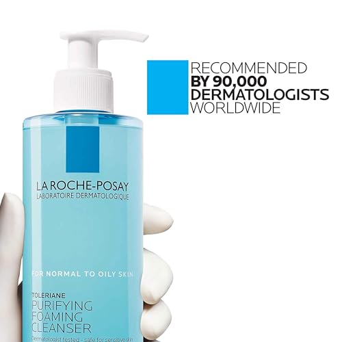 La Roche - Posay Toleriane Purifying Foaming Facial Cleanser, Oil Free Face Wash for Women & Men with Niacinamide + Ceramides, Pore Cleanser Safe For Sensitive Skin, Won’t Dry Out Skin, Soap Free, 400ml - SkinNails&Makeup