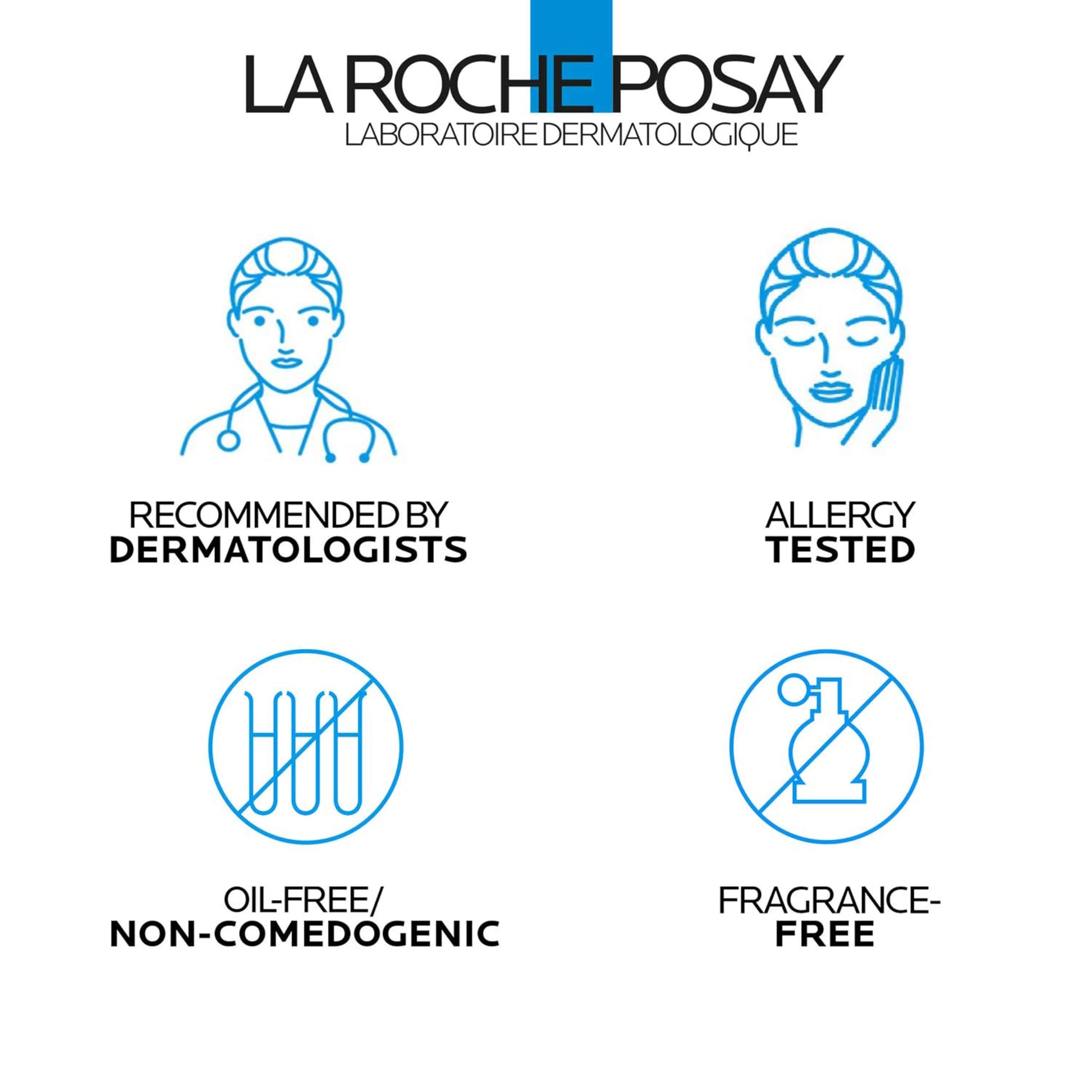 La Roche - Posay Toleriane Purifying Foaming Facial Cleanser, Oil Free Face Wash for Women & Men with Niacinamide + Ceramides, Pore Cleanser Safe For Sensitive Skin, Won’t Dry Out Skin, Soap Free, 400ml - SkinNails&Makeup