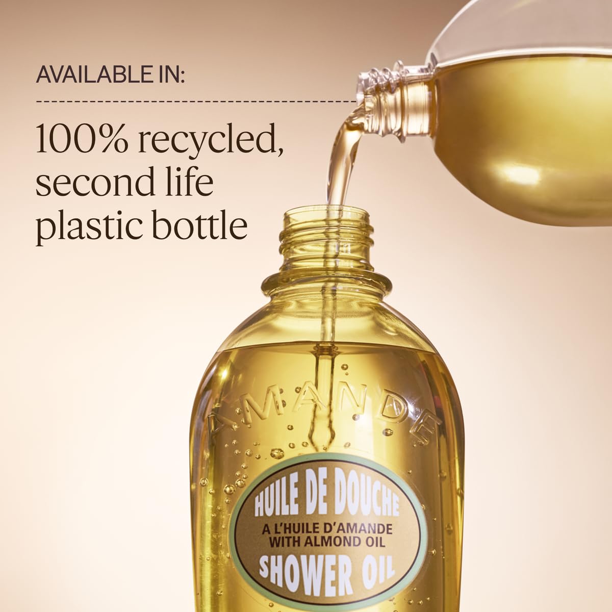 L'OCCITANE Cleansing & Softening Almond Shower Oil 8.40 fl oz - SkinNails&Makeup