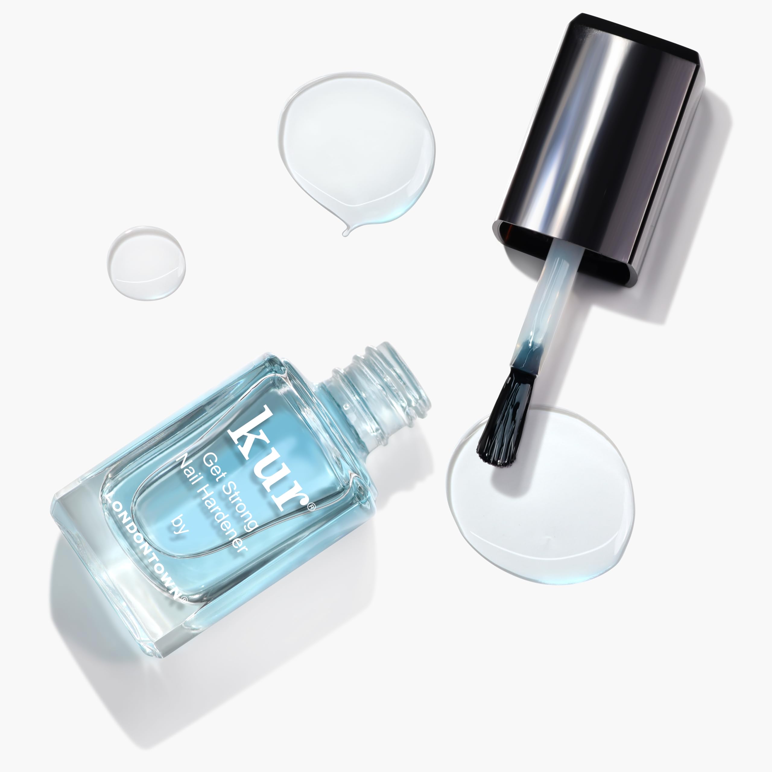 LONDONTOWN Get Strong Nail Hardener - Nail Strengthener Growth Treatment for Damaged Nails, Conditioning Nail Care for Long Healthy Nails, .40fl oz - SkinNails&Makeup