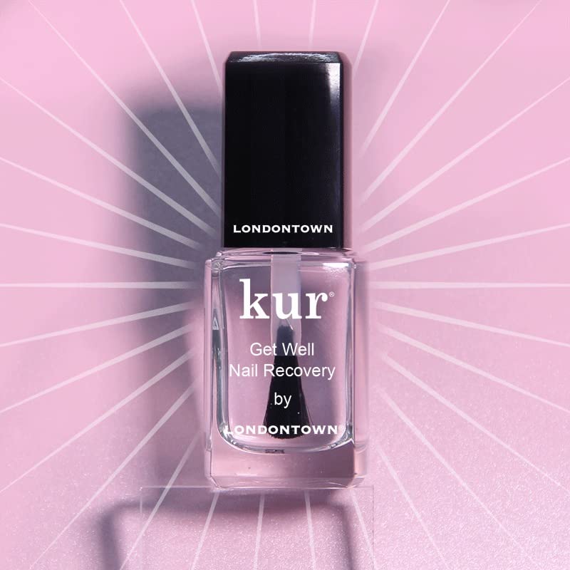 LONDONTOWN Get Well Nail Recovery - Strengthening Nail Care Repair Treatment for Weak Damaged Nails | Clear Nail Polish Solution for Healthy Nail Growth, .40fl oz - My Store