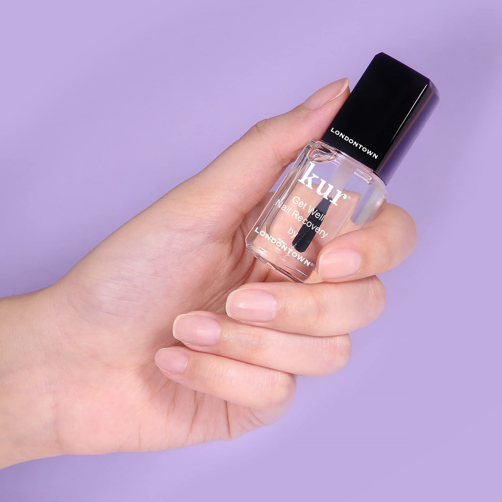 LONDONTOWN Get Well Nail Recovery - Strengthening Nail Care Repair Treatment for Weak Damaged Nails | Clear Nail Polish Solution for Healthy Nail Growth, .40fl oz - My Store