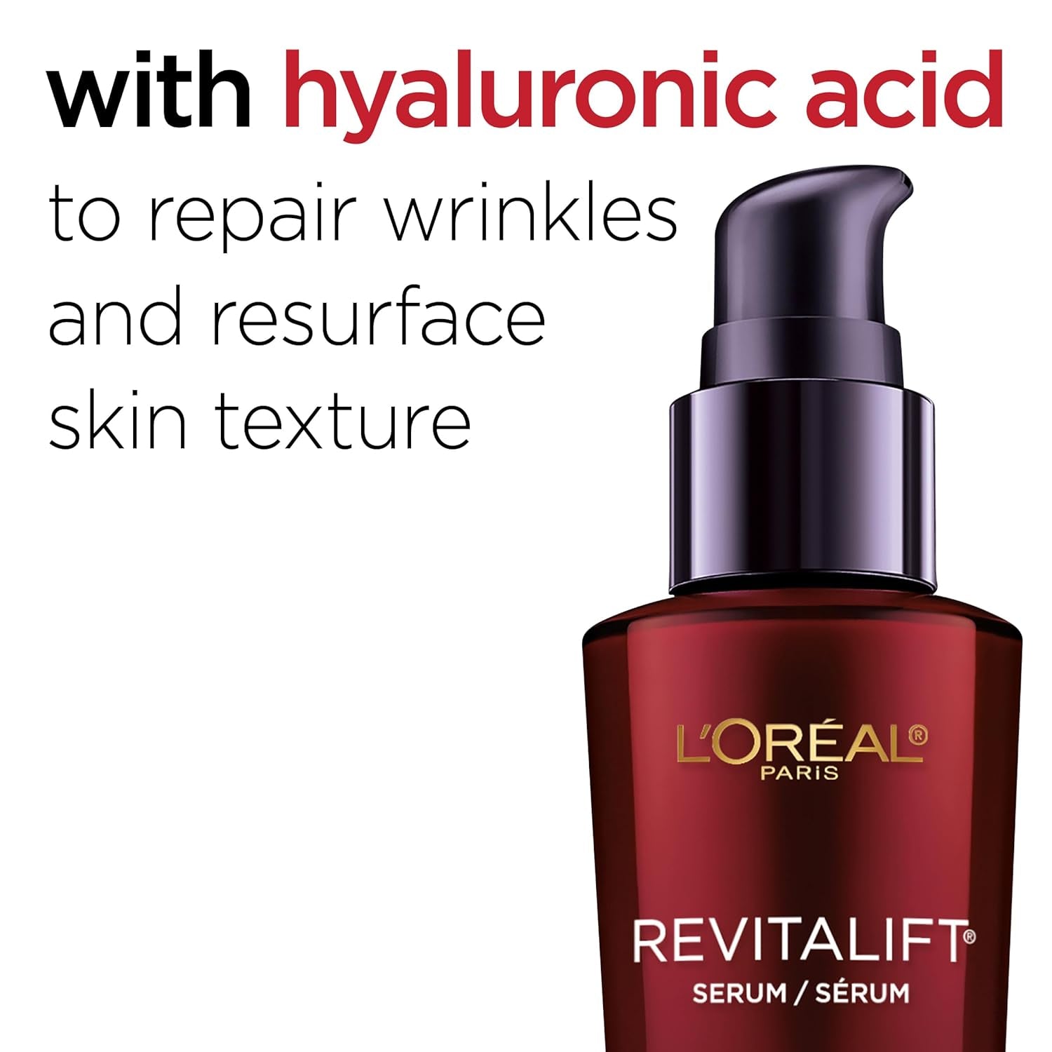 L'Oreal Paris Revitalift Triple Power Anti - Aging Concentrated Face Serum, Hyaluronic Acid and Pro - Xylane, Reduces Wrinkles 1 oz - My Store