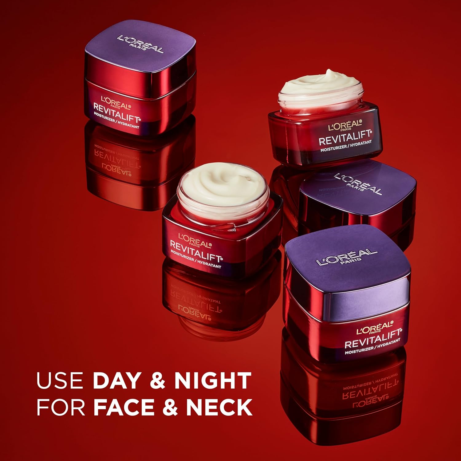 L'Oreal Paris Revitalift Triple Power Anti - Aging Face Moisturizer, Pro Retinol, Hyaluronic Acid & Vitamin C, Reduce Wrinkles 2.55 Oz - My Store