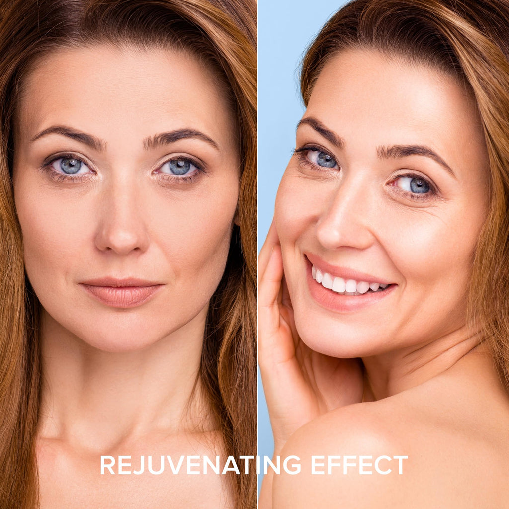 MAREE Collagen Facial Mask with Hyaluronic Acid — Sheet Face Mask Skincare — Centella Asiatica, Green & Red Algae Extract — Hydrating Facemask For Women Skin Care — Mascarillas Para La Cara — 6 Count - SkinNails&Makeup