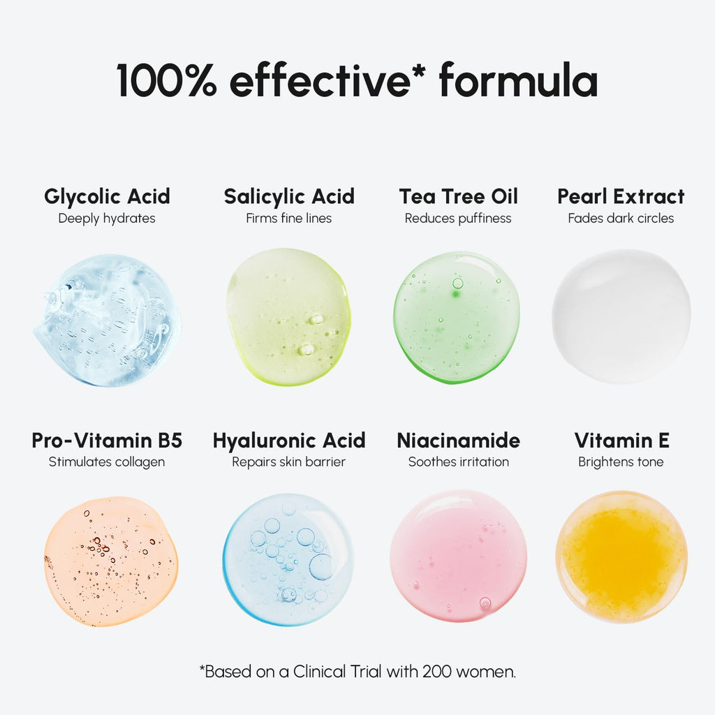 MAREE Glycolic Acid Pads - Toner Pads for Face Cleansing - Exfoliating Pad with Tea Tree Oil, Salicylic Acid & Vitamins E, B3, B5 - Acne Clearing, Skin Pore Resurfacing & Radiance Device - 50 Count - SkinNails&Makeup