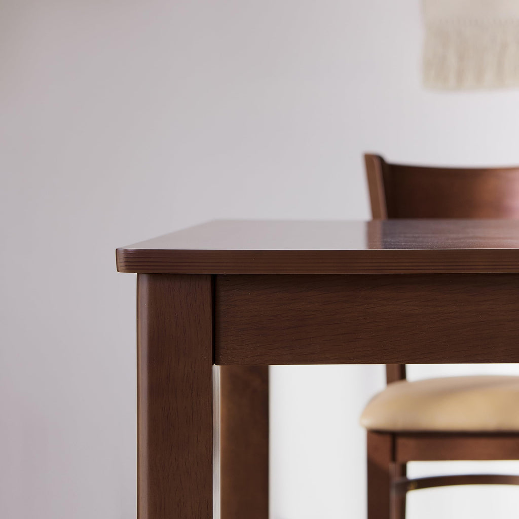 Modern Farmhouse Small Wooden Dining Table - Livinia Cabin 45.3” Solid Wood Kitchen Table - My Store