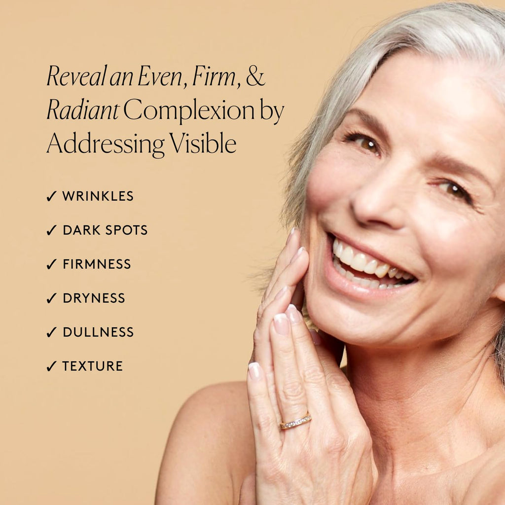 Naked & Thriving Wrinkle - Fighter Set, Includes Renew Resurfacing Night Serum (30 mL) & Illuminate C+ Serum (30 mL), Clinical Results, Dermatologist Loved, Hylauronic Acid & Bakuchiol (Set of 2) - SkinNails&Makeup