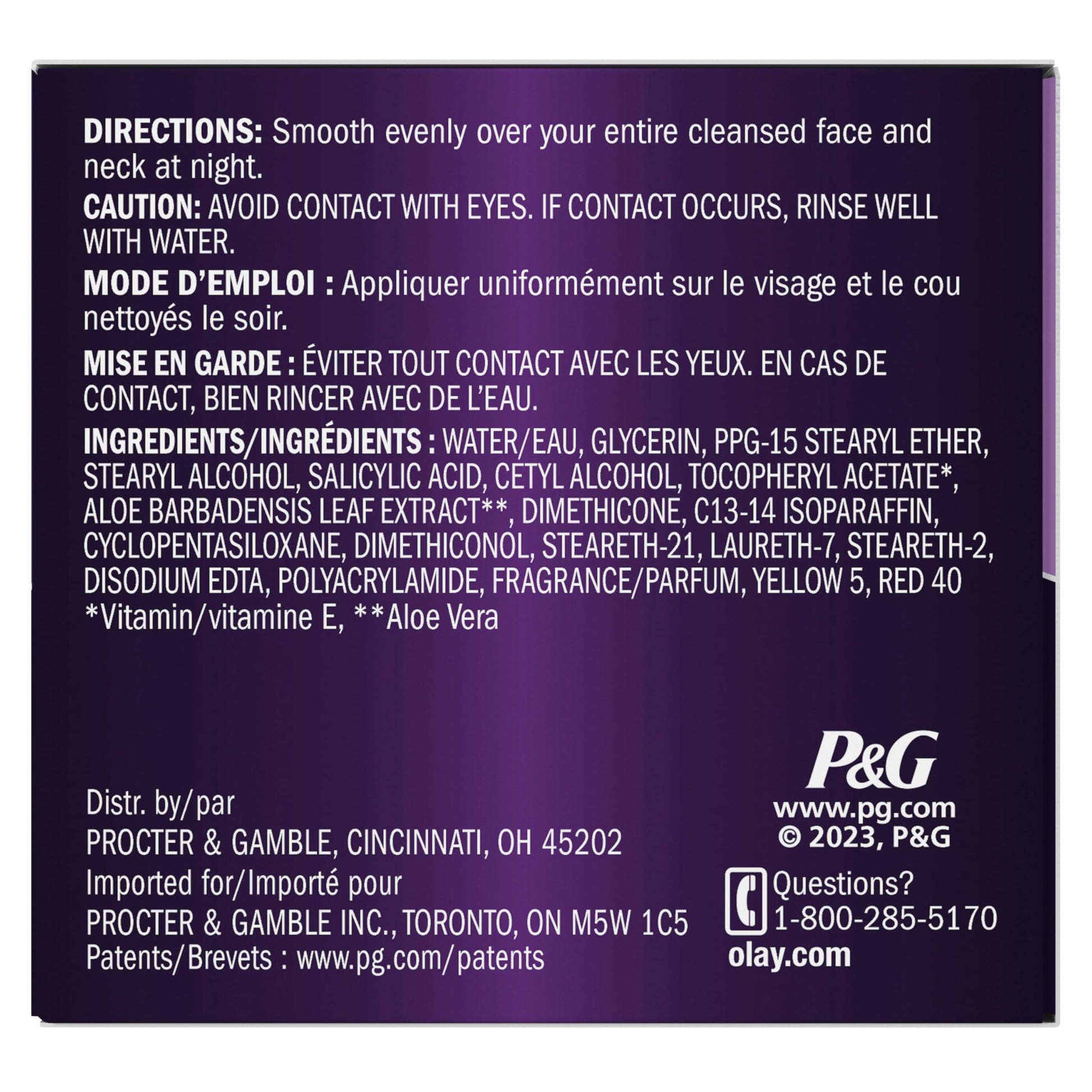 Olay Night Cream with Pro - Retinol + Vitamins C & E – Age Defying Moisturizer for Firming & Wrinkle Repair – Hydrating Anti - Aging Face Cream, Pack of 2 - My Store