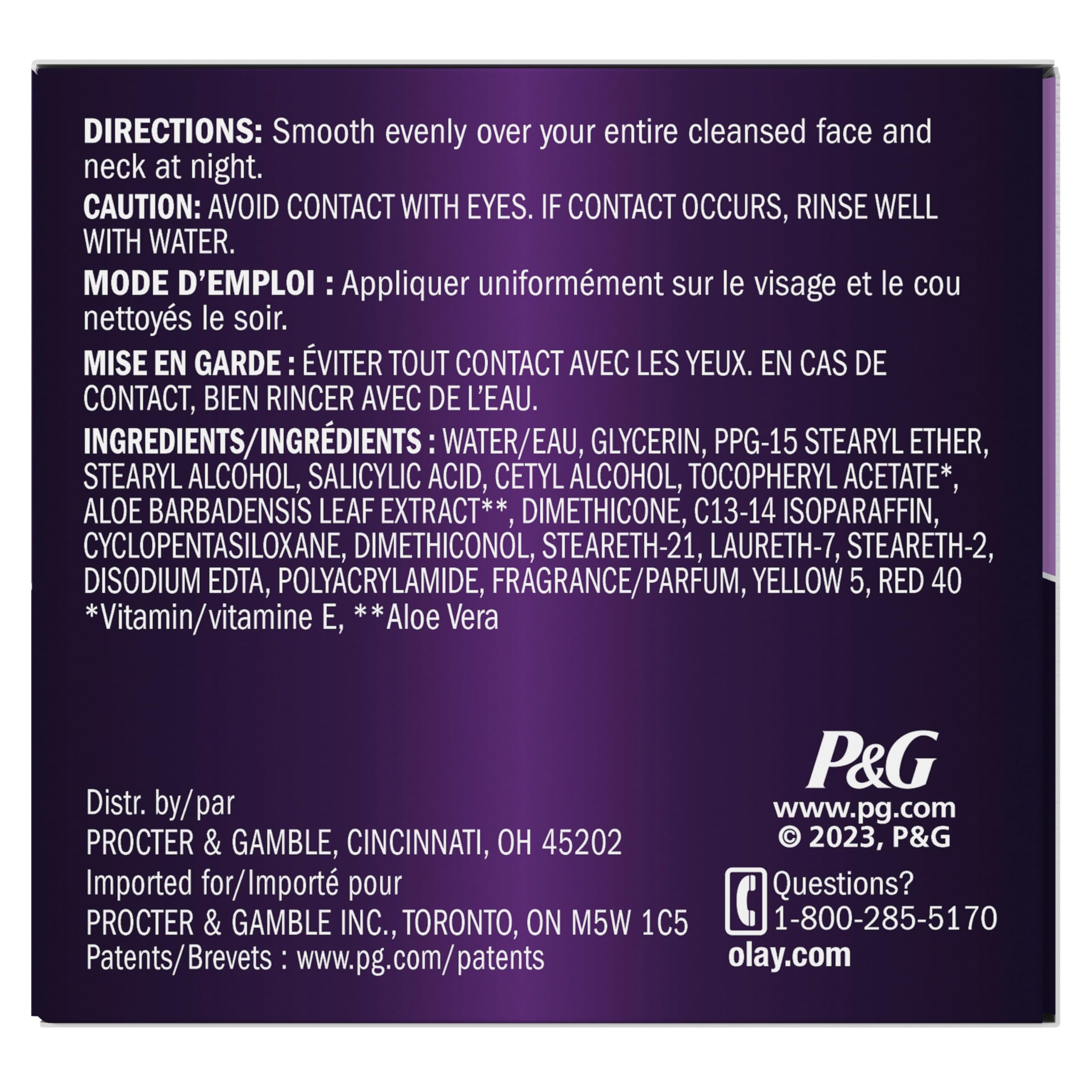 Olay Night Cream with Pro - Retinol + Vitamins C & E – Age Defying Moisturizer for Firming & Wrinkle Repair – Hydrating Anti - Aging Face Cream, Pack of 2 - My Store