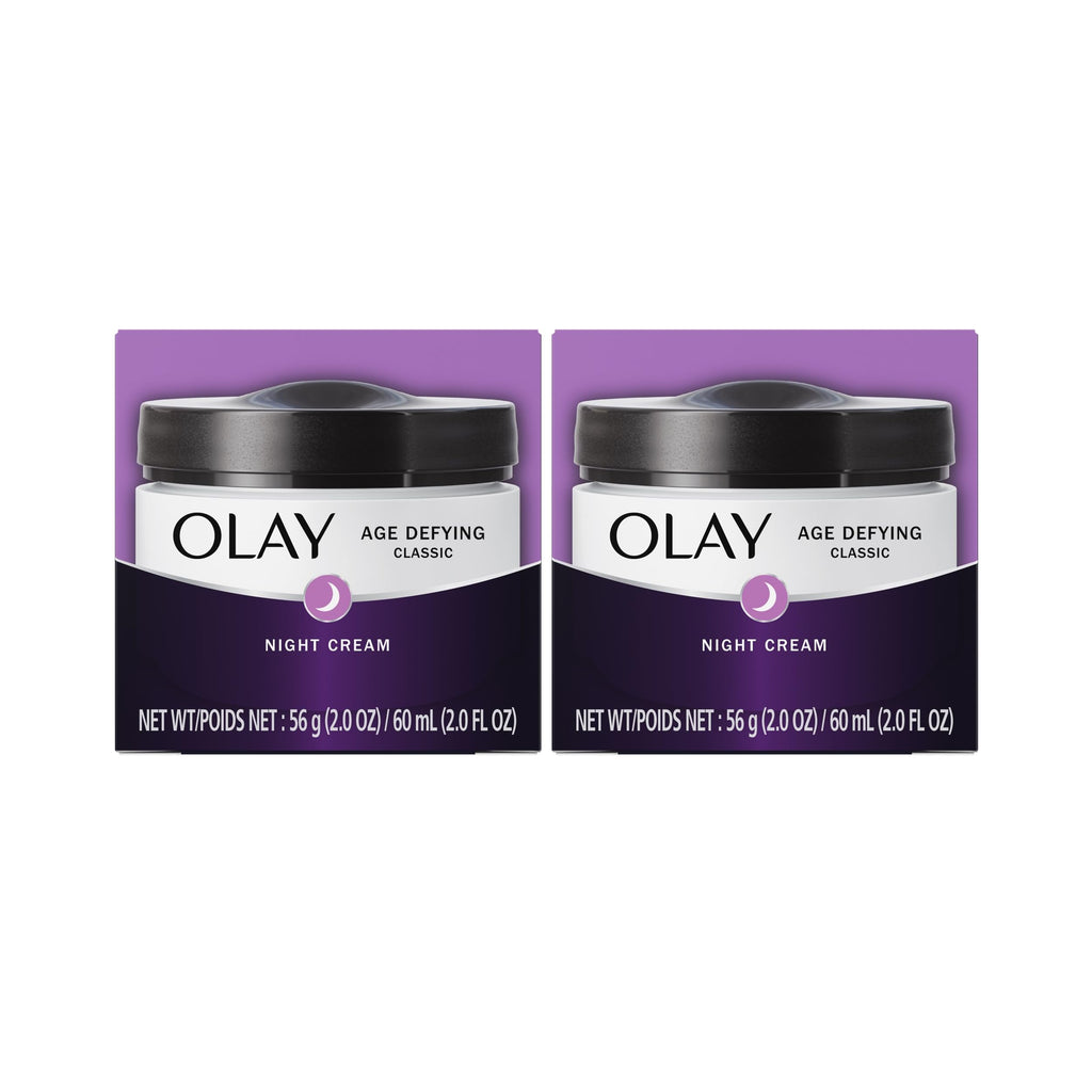 Olay Night Cream with Pro - Retinol + Vitamins C & E – Age Defying Moisturizer for Firming & Wrinkle Repair – Hydrating Anti - Aging Face Cream, Pack of 2 - My Store